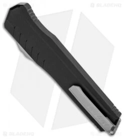 Microtech Cypher MK7 S/E OTF Automatic Knife Black (4" Apocalyptic) 241M-10AP -Blade HQ Shop Microtech Cypher MK7 SE OTF Auto Black Apocalyptic 241M 10AP BHQ 94590 jr side