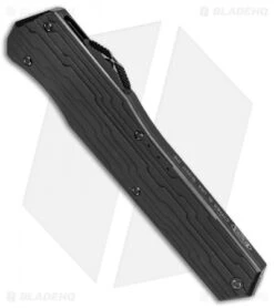 Microtech Cypher S/E OTF Automatic Knife Black (4" Red) 241-1SL -Blade HQ Shop Microtech Cypher SE SL OTF Black Red 241 1SL BHQ 77381 jr spine