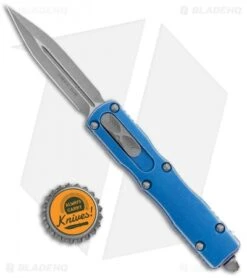 Microtech Dirac D/E OTF Automatic Knife Distressed Blue (3" Apoc) -Blade HQ Shop Microtech Dirac DE OTF Distressed Blue Apocalyptic BHQ 131513 jr bottlecap