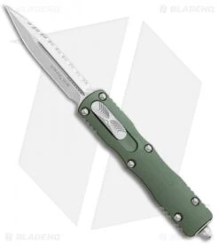 Microtech Dirac Dagger OTF Automatic Knife OD Green (2.88" Stonewash Full Serr)