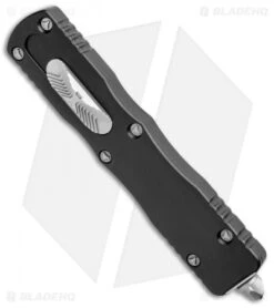Microtech Dirac Delta Dagger OTF Automatic Knife Black (3.75" Black) 227-1 -Blade HQ Shop Microtech Dirac Delta Dagger OTF Auto Black Black 227 1 BHQ 96393 jr spine