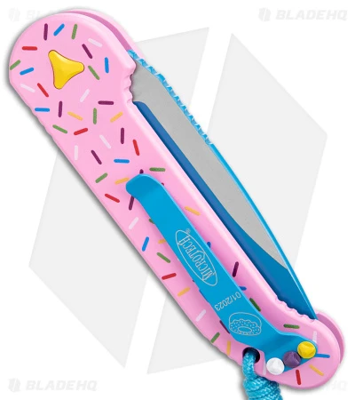 Microtech Exclusive Dessert Warrior LUDT Automatic Knife (3.4" Blue) 5 Microtech Exclusive Dessert Warrior LUDT Automatic Knife (3.4" Blue) - Image 3