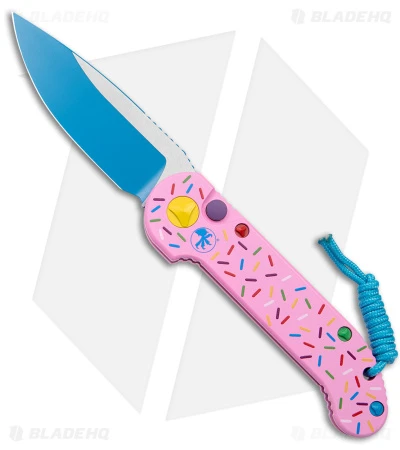 Microtech Exclusive Dessert Warrior LUDT Automatic Knife (3.4" Blue) 3 Microtech Exclusive Dessert Warrior LUDT Automatic Knife (3.4" Blue)