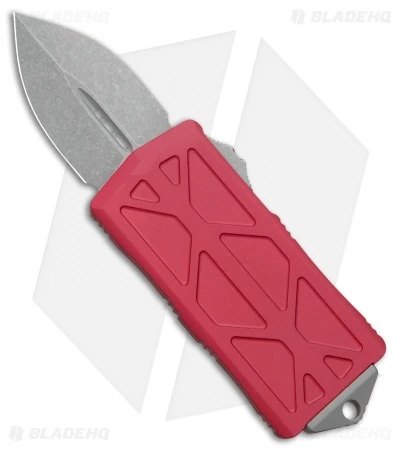 Microtech Exocet Dagger CA Legal OTF Automatic Knife Red (1.9" Apocalyptic) 3 Microtech Exocet Dagger CA Legal OTF Automatic Knife Red (1.9" Apocalyptic)