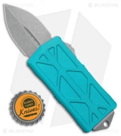 Microtech Exocet Dagger CA Legal OTF Automatic Knife Teal (Apocalyptic) -Blade HQ Shop Microtech Exocert Dagger CA Legal OTF Auto Turquoise Apocalyptic 157 10APTQ BHQ 113378 jr bottlecap