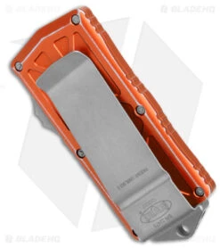 Microtech Exocet Dagger CA Legal OTF Auto Knife Distressed Orange (1.9" ASW) -Blade HQ Shop Microtech Exocet Dagger CA Legal OTF Auto Distressed Orange Apocalypitc BHQ 178755 jr side