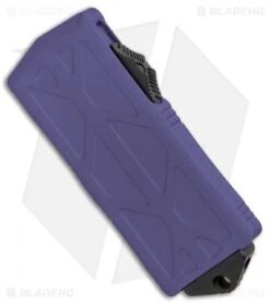 Microtech Exocet Dagger CA Legal OTF Automatic Knife Purple (1.9" Black) 157-1PU -Blade HQ Shop Microtech Exocet Dagger CA Legal OTF Auto Purple Black 157 1PU BHQ 104913 jr spine