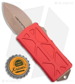 Microtech Exocet Dagger CA Legal OTF Automatic Knife Red (1.9" Bronze) -Blade HQ Shop Microtech Exocet Dagger CA Legal OTF Auto Red Bronze BHQ 176959 jr bottlecap