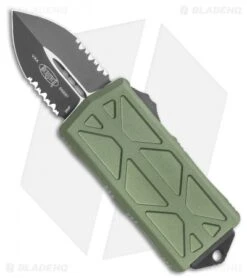 Microtech Exocet Dagger CA Legal OTF Automatic Knife OD Green (1.9" Black Serr)