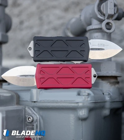 Microtech Exocet Dagger CA Legal OTF Automatic Knife Red (1.9" Stonewash) 7 Microtech Exocet Dagger CA Legal OTF Automatic Knife Red (1.9" Stonewash) - Image 5