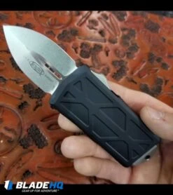 Microtech Exocet Dagger CA Legal OTF Automatic Knife (1.9" Stonewash) -Blade HQ Shop Microtech Exocet Dagger CA Legal OTF Automatic Knife Stonewash BHQ 99150 kp zacs pic