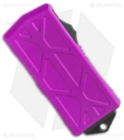 Microtech Exocet Dagger CA Legal OTF Automatic Violet (1.9" Black Serr) 157-2 VI -Blade HQ Shop Microtech Exocet Dagger CA Legal OTF Automatic Violet 1.9in Black Serr 157 2 VI BHQ 115649 LS Spine