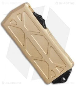 Microtech Exocet Dagger CA Legal OTF Champagne Gold (1.9" Black) 157-1CG -Blade HQ Shop Microtech Exocet Dagger CA Legal OTF Champagne Gold 1.9 Black 157 1CG BHQ 117010 LS Spine
