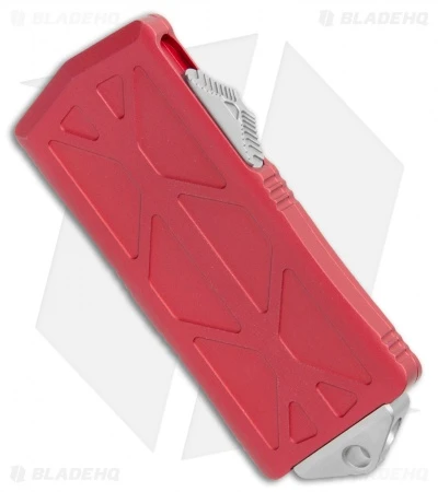 Microtech Exocet Dagger CA Legal OTF Automatic Knife Red (1.9" Stonewash) 4 Microtech Exocet Dagger CA Legal OTF Automatic Knife Red (1.9" Stonewash) - Image 2