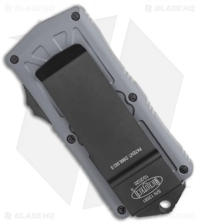 Microtech Exocet Tanto T/E CA Legal OTF Automatic Gray (1.9" Two Tone) 158-1 GY 5 Microtech Exocet Tanto T/E CA Legal OTF Automatic Gray (1.9" Two Tone) 158-1 GY - Image 3