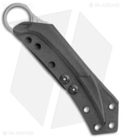 Microtech Signature Series Feather Karambit Fixed Blade Knife (2.25" Bead Blast) -Blade HQ Shop Microtech Feather BB AP STD 215 7 S BHQ 141750 jr sheath