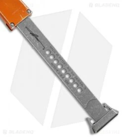 Microtech Halo VI Hellhound OTF Knife Orange Distressed (4.4" Apocalyptic) -Blade HQ Shop Microtech Halo VI Hellhound OTF Orange Distressed Apocalyptic 519 10DOR BHQ 93009 jr pull