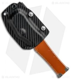 Microtech Halo VI Hellhound OTF Knife Orange Distressed (4.4" Apocalyptic) -Blade HQ Shop Microtech Halo VI Hellhound OTF Orange Distressed Apocalyptic 519 10DOR BHQ 93009 jr sheath