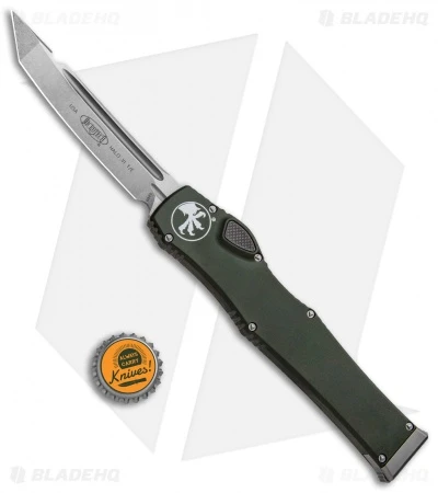 Microtech Halo VI Tanto OTF Automatic Knife OD Green (4.4" Stonewash) 250-10OD 8 Microtech Halo VI Tanto OTF Automatic Knife OD Green (4.4" Stonewash) 250-10OD - Image 6