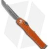 Microtech Halo VI Tanto OTF Knife Orange Distressed (4.4" Apocalyptic) -Blade HQ Shop Microtech Halo VI Tanto Orange Distressed Apocalyptic 250 10DOR BHQ 93726 jr