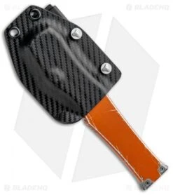 Microtech Halo VI Tanto OTF Knife Orange Distressed (4.4" Apocalyptic) -Blade HQ Shop Microtech Halo VI Tanto Orange Distressed Apocalyptic 250 10DOR BHQ 93726 jr sheath