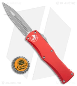 Microtech Hera D/E OTF Automatic Knife Dagger Red Aluminum (3" Apocalyptic) -Blade HQ Shop Microtech Hera DE Auto Dagger Red Aluminum Apocalyptic BHQ 180391 jr bottlecap
