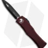 Microtech Hera D/E Auto Knife Dagger Merlot Aluminum (3" Black) -Blade HQ Shop Microtech Hera DE Auto Knife Dagger Merlot Aluminum 3in Black BHQ 146490 td
