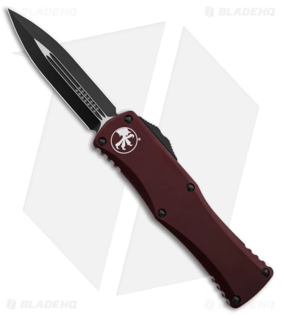 Microtech Hera D/E Auto Knife Dagger Merlot Aluminum (3" Black) 3 Microtech Hera D/E Auto Knife Dagger Merlot Aluminum (3" Black)