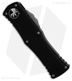 Microtech Hera D/E OTF Automatic Knife Black (3" Apocalyptic Serrated) 702-12AP -Blade HQ Shop Microtech Hera DE OTF Automatic Knife Black 3 in Apocalyptic Serrated BHQ 181679 hd spine