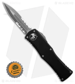 Microtech Hera D/E OTF Automatic Knife Black (3" Apocalyptic Serrated) 702-11AP -Blade HQ Shop Microtech Hera DE OTF Automatic Knife Black 3in Apocalyptic Serrated BHQ 181680 hd size