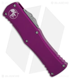 Microtech Hera S/E OTF Automatic Knife Violet (3" Stonewash) 703-11VI -Blade HQ Shop Microtech Hera SE OTF AK Violet 3in SW BHQ 181675 td spine