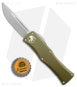 Microtech Hera S/E OTF Auto Knife DP OD Green Alum (3" Apoc SW)703-10 APOD -Blade HQ Shop Microtech Hera SE OTF Auto OD Green Aluminum Apocalyptic SW BHQ 177623 jr bottlecap