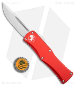 Microtech Hera S/E OTF Automatic Knife Red (3" Stonewash) -Blade HQ Shop Microtech Hera SE OTF Auto Red SW BHQ 176515 jr bottlecap