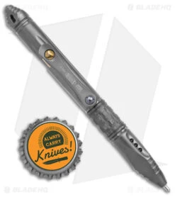 Microtech Kyroh Mini Bolt-Action Pen - Shot Peened Titanium Tritium Insert -Blade HQ Shop Microtech Kyroh Mini Bolt Action Pen Shot Peened Ti Tritium Insert BHQ 136400 jr bottlecap