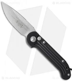 Microtech LUDT Automatic Knife Black (3.4" Stonewash) 135-10