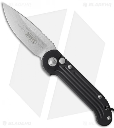 Microtech LUDT Automatic Knife Black (3.4" Stonewash) 135-10 3 Microtech LUDT Automatic Knife Black (3.4" Stonewash) 135-10