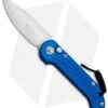 Microtech LUDT Automatic Knife Blue (3.4" Satin) 135-4BL -Blade HQ Shop Microtech LUDT Auto Blue Satin 135 4BL BHQ 72399 jr