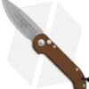 Microtech LUDT Automatic Knife Tan (3.4" Apocalyptic) 135-10APTA -Blade HQ Shop Microtech LUDT Auto Tan Apocalyptic 135 10APTA BHQ 117953 jr
