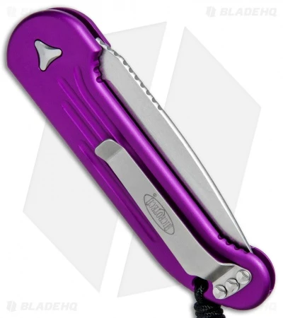 Microtech LUDT Automatic Knife Violet (3.4" Stonewash) 135-10 VI 5 Microtech LUDT Automatic Knife Violet (3.4" Stonewash) 135-10 VI - Image 3
