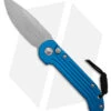 Microtech LUDT Automatic Knife Blue (3.4" Stonewash) 135-10BL -Blade HQ Shop Microtech LUDT Automatic Knife Blue 3in SW BHQ 33392 td