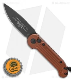Microtech LUDT Automatic Knife Tan (3.4" Black) 135-1TA 9 Microtech LUDT Automatic Knife Tan (3.4" Black) 135-1TA -Blade HQ Shop Microtech LUDT Automatic Knife Tan 3.4 Black135 1TA BHQ 8566 LS Bottlecap