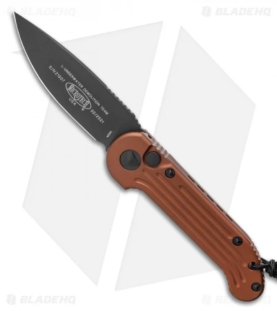 Microtech LUDT Automatic Knife Tan (3.4" Black) 135-1TA 3 Microtech LUDT Automatic Knife Tan (3.4" Black) 135-1TA
