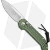 Microtech LUDT Automatic Knife OD Green (3.4" Satin) 135-4OD -Blade HQ Shop Microtech LUDT OD green satin 135 4OD BHQ 51948 jr