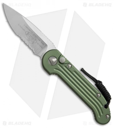 Microtech LUDT Automatic Knife OD Green (3.4" Satin Serr) 135-5OD 3 Microtech LUDT Automatic Knife OD Green (3.4" Satin Serr) 135-5OD