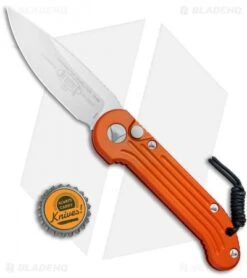 Microtech LUDT Automatic Knife Orange (3.4" Satin) 135-4OR -Blade HQ Shop Microtech LUDT Orange Satin 135 4OR BHQ 75239 jr bottlecap 1