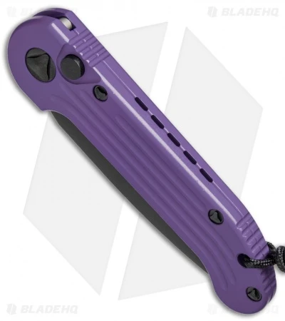Microtech LUDT Automatic Knife Purple (3.4" Black) 135-1PU 4 Microtech LUDT Automatic Knife Purple (3.4" Black) 135-1PU - Image 2