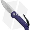 Microtech LUDT Automatic Knife Purple (3.4" Satin) 135-4PU -Blade HQ Shop Microtech LUDT Purple Satin BHQ 79573 er