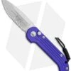 Microtech LUDT Automatic Knife Purple (3.4" Stonewash Serr) 135-11PU 2 Microtech LUDT Automatic Knife Purple (3.4" Stonewash Serr) 135-11PU -Blade HQ Shop Microtech LUDT Standard Purple SW Serr 135 11PU BHQ 111436 jr 1