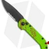 Microtech LUDT Zombie Edition Automatic Knife (3.4" Black Serr) 135-2Z -Blade HQ Shop Microtech LUDT Zombie Edition Auto Black Serr 135 2Z BHQ 113539 jr