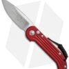 Microtech LUDT Automatic Knife Red (3.4" Satin) 135-4RD -Blade HQ Shop Microtech LUDT red satin 135 4RD BHQ 51949 er